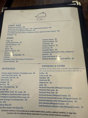 Menu photo 5 Roxanne Cafe San Francisco, CA