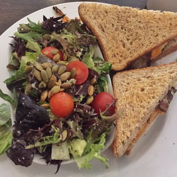 Breakfast Table - Chicken sandwich & salad. - Breakfast & Brunch Near Me - Vancouver, British Columbia Breakfast Table - Chicken sandwich & salad. - Breakfast & Brunch Near Me - Vancouver, British Columbia