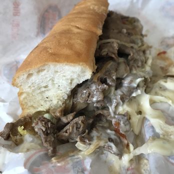 Jersey Mike's Subs - The Big Kahuna cheesesteak...first timer to Jersey Mike's and thumbs up! - Delis Near Me - San Mateo, California