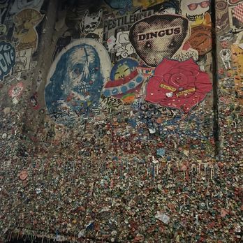 The Gum Wall - Dare I say more gum? - Local Flavor Near Me - Seattle, Washington The Gum Wall - Dare I say more gum? - Local Flavor Near Me - Seattle, Washington