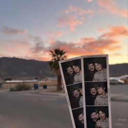Phots from their Photo Booth located in the back patio