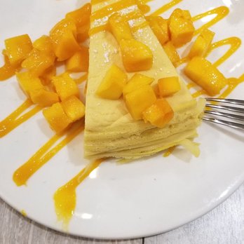 Mango Mango Dessert - Mango crepe cake - Desserts Near Me - New York, New York Mango Mango Dessert - Mango crepe cake - Desserts Near Me - New York, New York