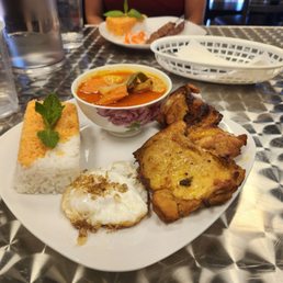 Spicy Curry Double Chicken Platter