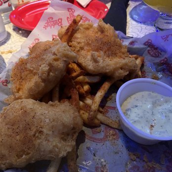 Bubba's 33 - Fish and chips (fiery fries.... Cajun seasoning ) - Pizza Near Me - The Colony, Texas