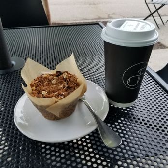 Fount Coffee + Kitchen - Blueberry streusel muffin and drip coffee - Coffee & Tea Near Me - Morrisville, North Carolina Fount Coffee + Kitchen - Blueberry streusel muffin and drip coffee - Coffee & Tea Near Me - Morrisville, North Carolina