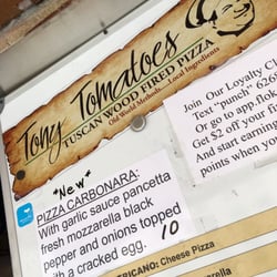 Tuscan Wood Fired Pizza Catering - New on the menu as of 5/11/16