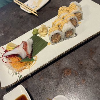 Sumo Asian Kitchen - Spicy Crab Roll and Tako - Sushi Bars Near Me - Arden, North Carolina