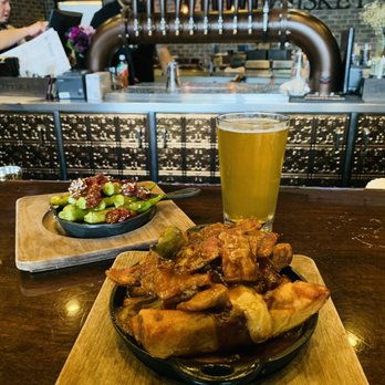 Bosscat Kitchen & Libations - Whiskey Okra Pork Belly Poutine Eureka Heights Mini Boss IPA A MUST!!! - New American Near Me - Houston, Texas Bosscat Kitchen & Libations - Whiskey Okra Pork Belly Poutine Eureka Heights Mini Boss IPA A MUST!!! - New American Near Me - Houston, Texas