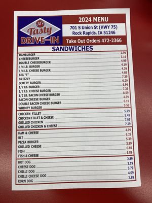 Menu photo 3 JJ’s Tasty Drive-In Rock Rapids, IA Menu photo 3 JJ’s Tasty Drive-In Rock Rapids, IA