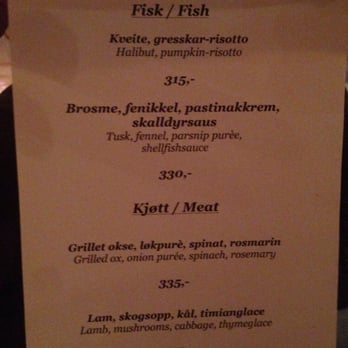 Potetkjelleren Restaurant - The bottom item is the lamb.  Excellent! - Restaurants Near Me - Bergen, 12