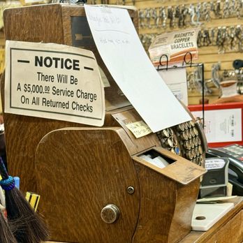 D Bar M Western Store - Original cash register with epic sign! - Shoe Stores Near Me - Reno, Nevada