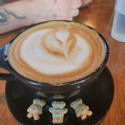 Vanilla latte worh oat milk