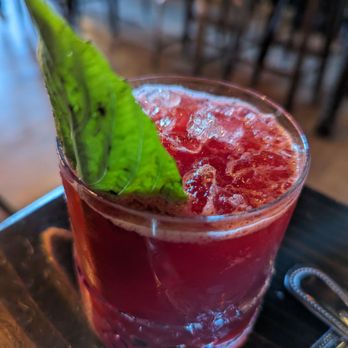 FINKA Table & Tap - Weekly experiment. Gin, blackberry, pepper, basil - Asian Fusion Near Me - Miami, Florida