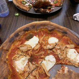 Margarita pizza . Added chicken