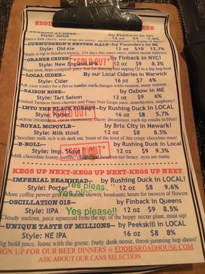 Menu photo 2 Eddie's Roadhouse Warwick, NY Menu photo 2 Eddie's Roadhouse Warwick, NY