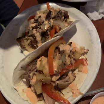 Mad Pecker Brewing - Pineapple pork taco - New American Near Me - San Antonio, Texas Mad Pecker Brewing - Pineapple pork taco - New American Near Me - San Antonio, Texas