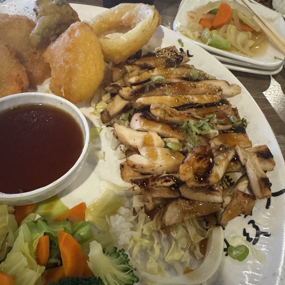 Ahi Sushi - Teriyaki and tempura dinner plate - Sushi Bars Near Me - Bakersfield, California Ahi Sushi - Teriyaki and tempura dinner plate - Sushi Bars Near Me - Bakersfield, California