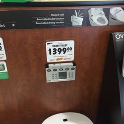 Menards - 1400 bucks for a shitter??  I'll just keep my "dumb toilet."