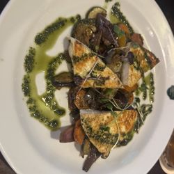 Pivovarský šenk Na Parkánu - Fried cheese in pesto