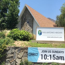 San Antonio Heights Community Church - The front of the church