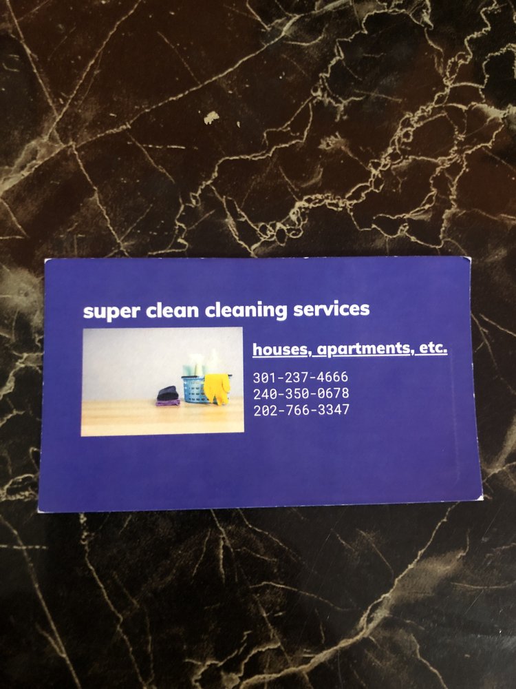 SUPER CLEAN CLEANING SERVICES Washington, District of Columbia Home