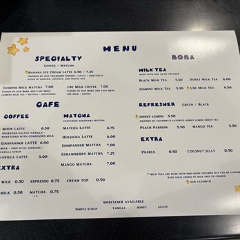 Moon Cha - menu - Coffee & Tea Near Me - Huntington Beach, California Moon Cha - menu - Coffee & Tea Near Me - Huntington Beach, California