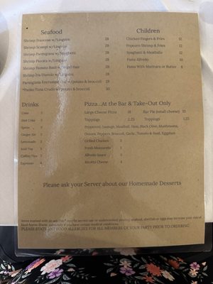 Menu photo 1 Diomede's Restaurant Chichester, NH Menu photo 1 Diomede's Restaurant Chichester, NH
