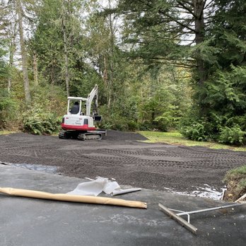 County Line Construction - Crushed asphalt on fabric. - Masonry/Concrete Near Me