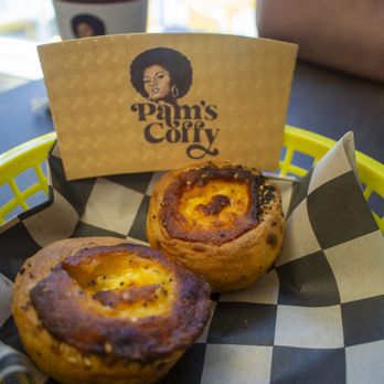 Pam’s Coffy - Cheese and egg savory snack. - Cafes Near Me - Los Angeles, California Pam’s Coffy - Cheese and egg savory snack. - Cafes Near Me - Los Angeles, California