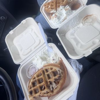 Sips & Scoops - Regular waffle and Nutella waffle. - Bubble Tea Near Me - Sunnyvale, California Sips & Scoops - Regular waffle and Nutella waffle. - Bubble Tea Near Me - Sunnyvale, California