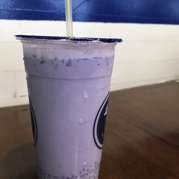 Dolphin Bay - Taro milk tea with small tapioca - Taiwanese Near Me - Boston, Massachusetts Dolphin Bay - Taro milk tea with small tapioca - Taiwanese Near Me - Boston, Massachusetts