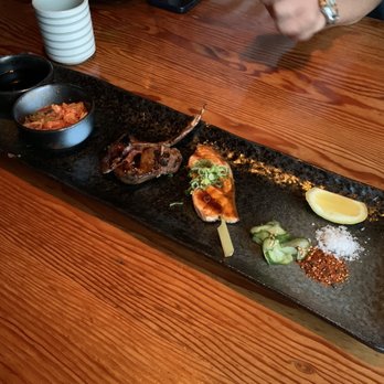 Azumi - lamb and salmon appetizer - Sushi Bars Near Me - Baltimore, Maryland