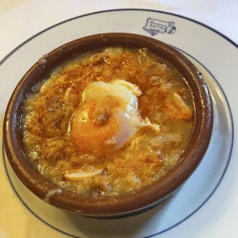 Botín - Garlic and egg soup - Spanish Near Me - Madrid, M