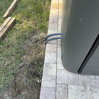 Electric Plus - the electrician wanted to dig his own trenches and opt for no conduits through the concrete/pavers. - Electricians Near Me - Jacksonville, Florida