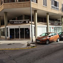 Espai Xocolat - Plattenladen von aussen