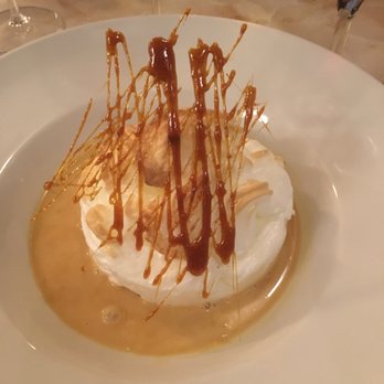 Le Bouclard - floating islands in salted caramel custard - French Near Me - Paris, 75 Le Bouclard - floating islands in salted caramel custard - French Near Me - Paris, 75