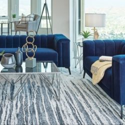 Metro Furniture and Mattress - Back in stock!! Blue channel tufted Sofa and Loveseat sets! $1199 Mention yelp for $50 discount