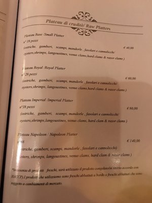 Menu photo 7 Crostaceria Sa Tanca Rome, RM