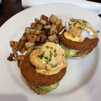 Kanela Breakfast Club - Crab Cake Benedict - Breakfast & Brunch Near Me - Chicago, Illinois Kanela Breakfast Club - Crab Cake Benedict - Breakfast & Brunch Near Me - Chicago, Illinois
