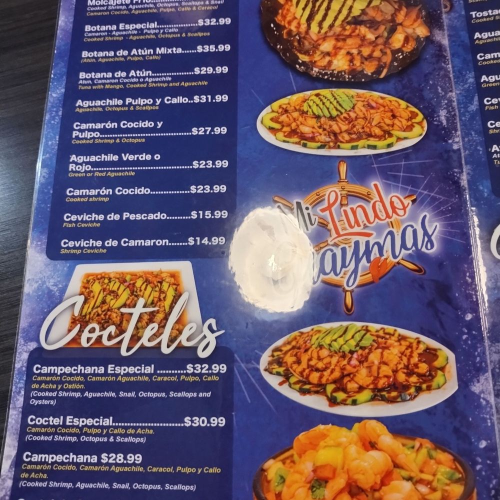 Mariscos Mi Lindo Guayamas - Menu - Seafood Near Me - Mesa, Arizona