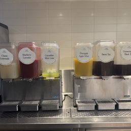 Made in house drinks