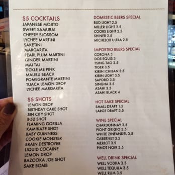 Edo Japan - Happy hour drink menu - Sushi Bars Near Me - Rockwall, Texas Edo Japan - Happy hour drink menu - Sushi Bars Near Me - Rockwall, Texas