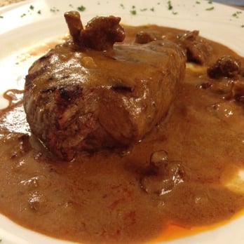 La Pampa - Filet steak (200 grams) with mushroom sauce - Steakhouses Near Me - Mönchengladbach, NW La Pampa - Filet steak (200 grams) with mushroom sauce - Steakhouses Near Me - Mönchengladbach, NW