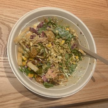 CAVA - My bowel with Harrissa flavored chicken. Offers other flavored chicken and steak. - Mediterranean Near Me - Chino Hills, California CAVA - My bowel with Harrissa flavored chicken. Offers other flavored chicken and steak. - Mediterranean Near Me - Chino Hills, California