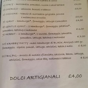 la cueva del sol - Menù - Pubs Near Me - Salerno, SA