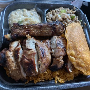Red Rice - Hafa Adai Plate - Barbeque Near Me - Las Vegas, Nevada Red Rice - Hafa Adai Plate - Barbeque Near Me - Las Vegas, Nevada