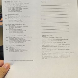 Modern Dermatology - Menu of products u can buy