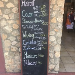 Patty's Salon - Price list