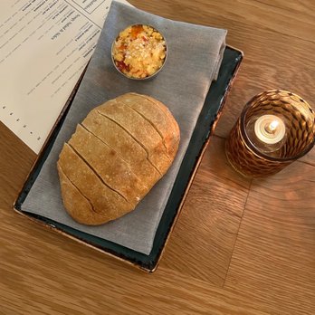 Local Jones - Bread with summer tomato compote butter - New American Near Me - Denver, Colorado Local Jones - Bread with summer tomato compote butter - New American Near Me - Denver, Colorado
