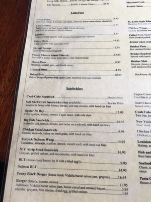 Menu photo 6 Penny Black Baltimore, MD